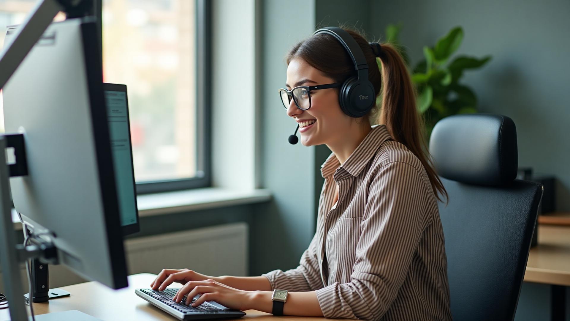 Student writing notes during study